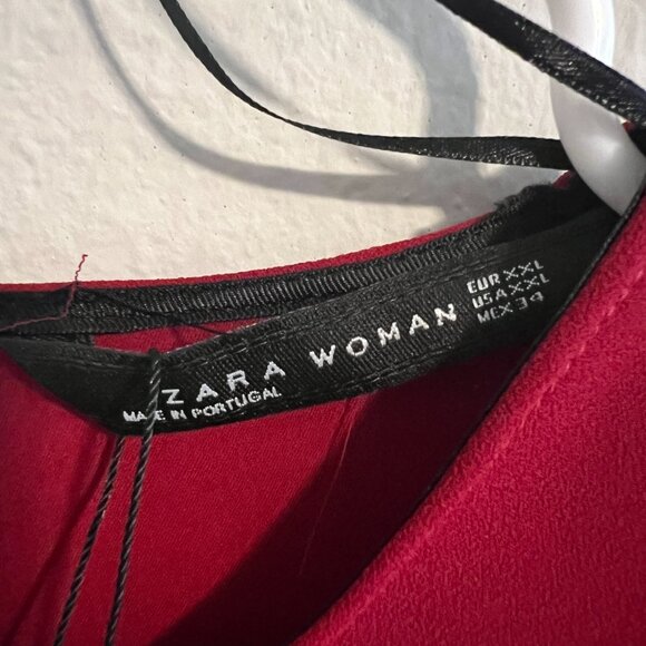 Zara Tailored Blouse - Sz XXL (NWT) - Picture 3 of 7